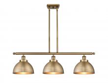  916-3I-BB-MFD-10-BB - Derby - 3 Light - 36 inch - Brushed Brass - Stem Hung - Island Light