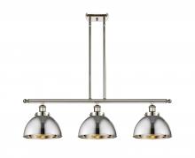  916-3I-PN-MFD-10-PN - Derby - 3 Light - 36 inch - Polished Nickel - Stem Hung - Island Light