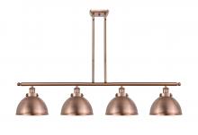  916-4I-AC-MFD-10-AC - Derby - 4 Light - 48 inch - Antique Copper - Stem Hung - Island Light