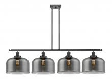  916-4I-BK-G73-L - Bell - 4 Light - 48 inch - Matte Black - Stem Hung - Island Light