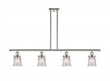  916-4I-PN-G184S - Canton - 4 Light - 48 inch - Polished Nickel - Stem Hung - Island Light