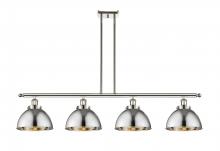  916-4I-PN-MFD-10-PN - Derby - 4 Light - 48 inch - Polished Nickel - Stem Hung - Island Light