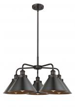  916-5CR-OB-M10-OB - Ballston Urban - 5 Light - 27 inch - Oil Rubbed Bronze - Chandelier