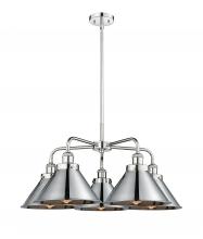  916-5CR-PC-M10-PC - Ballston Urban - 5 Light - 27 inch - Polished Chrome - Chandelier