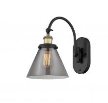  918-1W-BAB-G43-LED - Cone - 1 Light - 8 inch - Black Antique Brass - Sconce