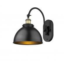  918-1W-BAB-MFD-10-BK - Ballston Urban - 1 Light - 10 inch - Black Antique Brass - Sconce