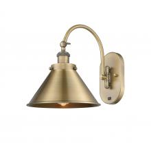  918-1W-BB-M10-BB - Briarcliff - 1 Light - 10 inch - Brushed Brass - Sconce