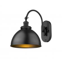  918-1W-BK-MFD-10-BK - Ballston Urban - 1 Light - 10 inch - Matte Black - Sconce