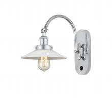Innovations Lighting 918-1W-PC-G1-LED - Halophane - 1 Light - 9 inch - Polished Chrome - Adjustable Swing Arm