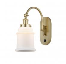 Innovations Lighting 918-1W-SG-G181-LED - Canton - 1 Light - 7 inch - Satin Gold - Adjustable Swing Arm
