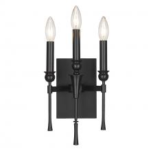  3509-WSC BLK - Landon 3 Light Wall Sconce in Matte Black