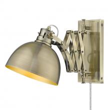  3824-A1W AB-AB - Hawthorn Articulating 1-Light Wall Sconce