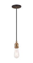 Matteo Lighting C46100AG - Bulstrode's Workshop Aged Gold Brass Pendant