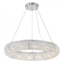  1057P32-12-601 - Veronique 12 Light Chandelier With Chrome Finish