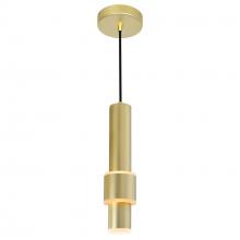  1390P5-1-602 - Lena LED Integrated Mini Pendant With Satin Gold Finish