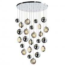  1673P24-13-613 - Salvador 24 in LED Integrated Polished Nickel Chandelier