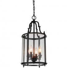  9809P11-4-109 - Desire 4 Light Drum Shade Mini Pendant With Oil Rubbed Bronze Finish