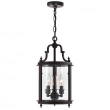  9809P9-3-109 - Desire 3 Light Drum Shade Mini Pendant With Oil Rubbed Bronze Finish