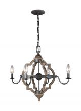  3124904EN-846 - Four Light Chandelier