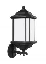  84532EN3-12 - Kent traditional 1-light LED outdoor exterior large uplight wall lantern sconce in black finish with