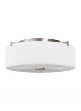  FM313BS - Small Two Light Flush Mount