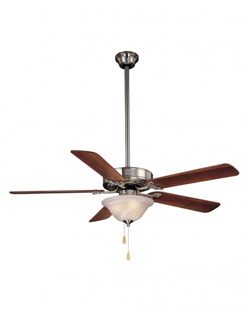 Three Light Brushed Nickel Ceiling Fan