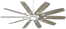 Minka-Aire F864L-WHF/SVG - Barn - 65" LED Smart Ceiling Fan