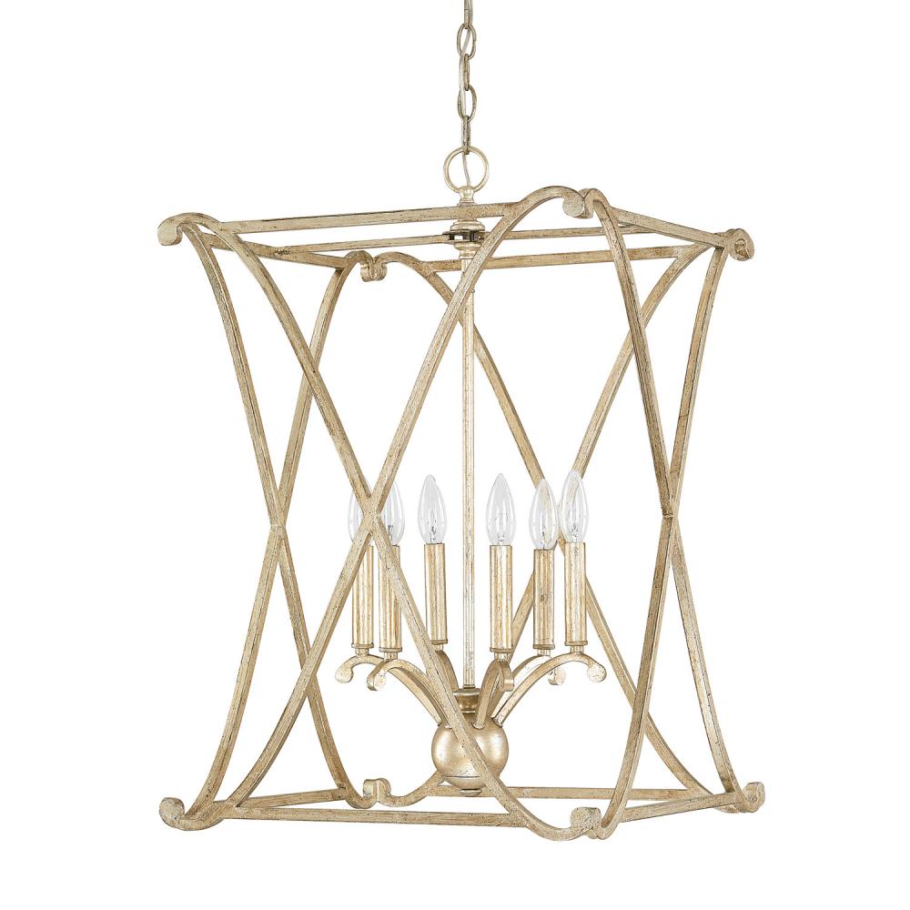 6 Light Foyer Fixture