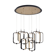  37079-017 - Dagmar, Chandelier, LED, Black