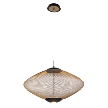  37107-017 - Park, Pendant, LED, Lrg, Gold/blk