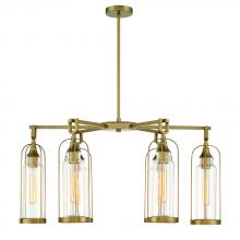  42730-028 - 35" 6LT Outdoor Oval Chandelier