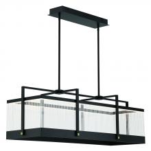  44255-015 - Tye 1 Light Chandelier in Black