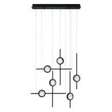  47255-029 - Barletta 32" LED Chandelier In Black