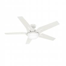  51741 - Casablanca 56 inch Correne Fresh White Ceiling Fan with LED Light Kit and Handheld Remote