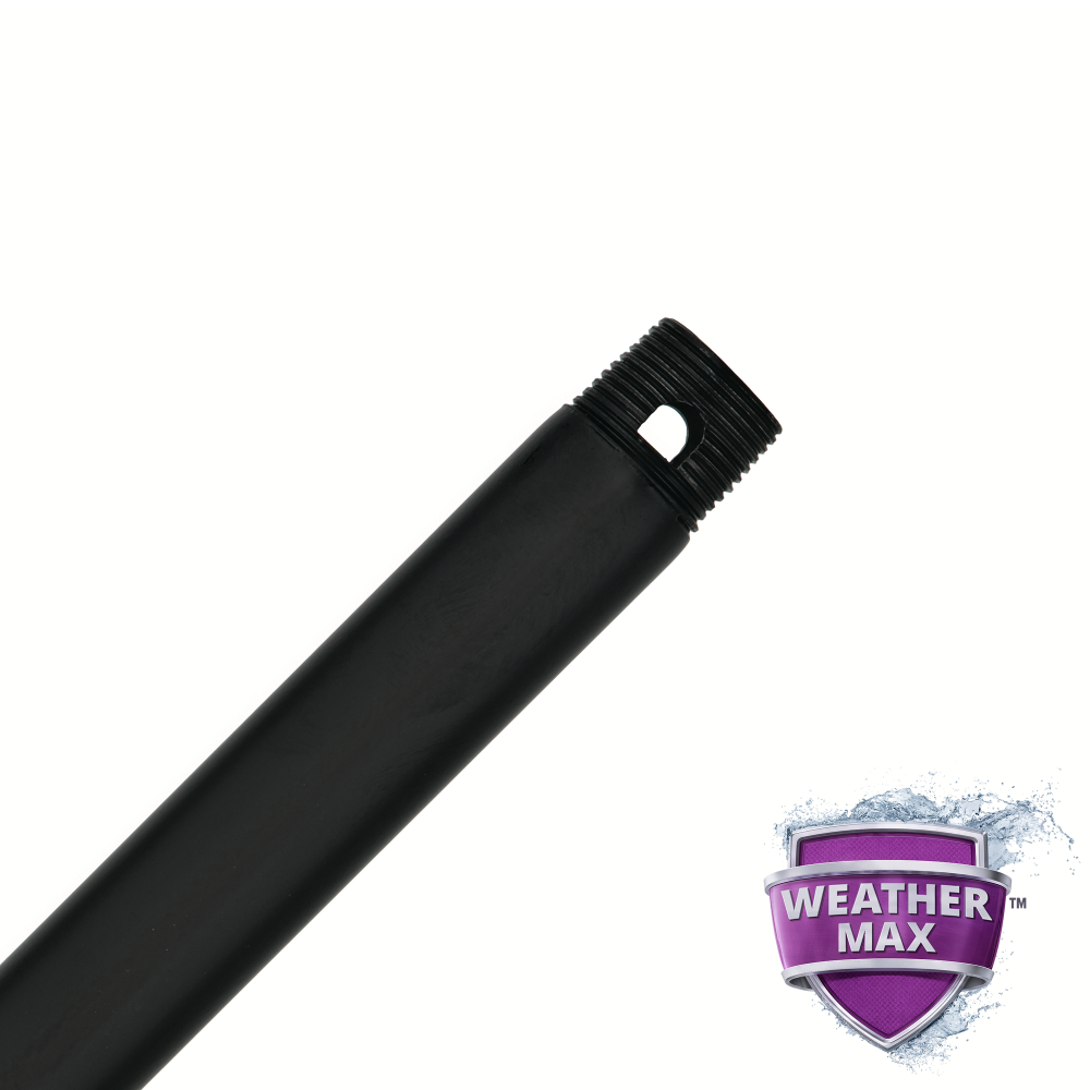 Hunter Matte Black All-Weather 12" Downrod