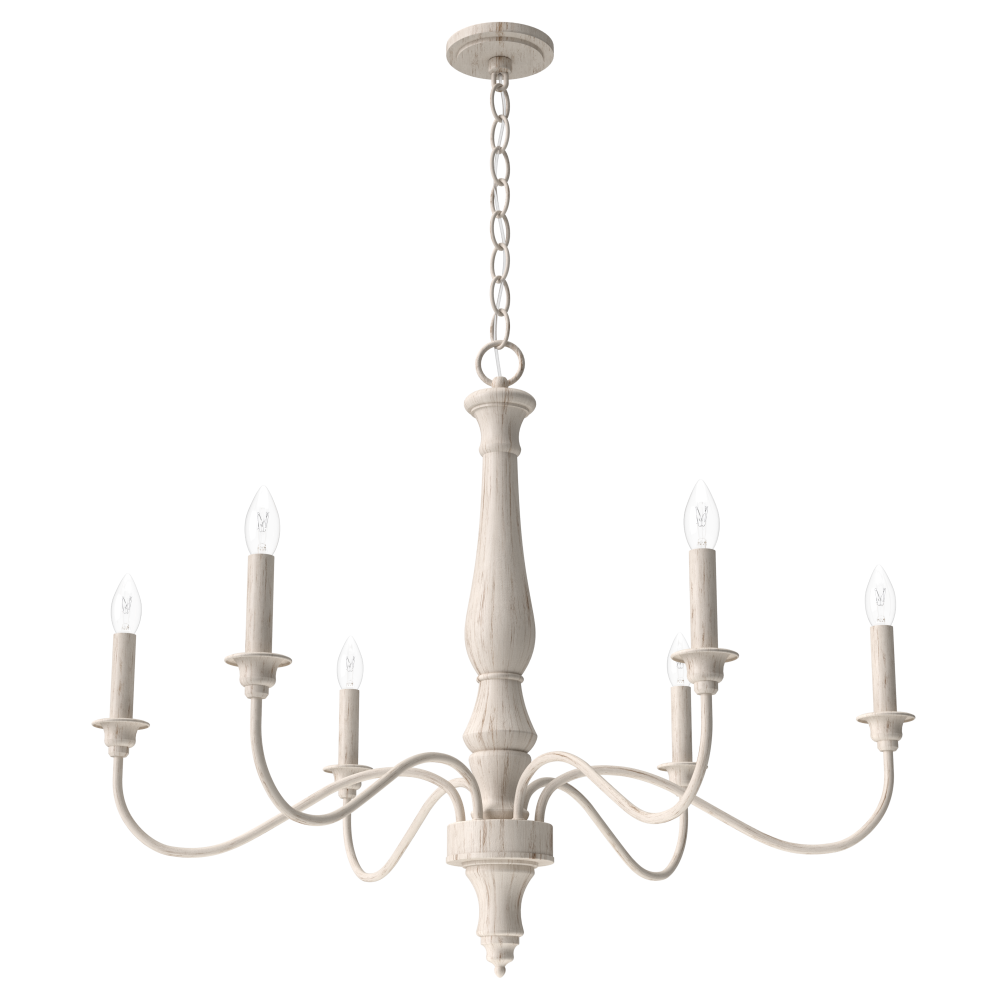 Teren 6 Light Chandelier