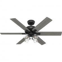  52903 - Hunter 52 inch Fonthill ENERGY STAR® HunterExpress Matte Black Ceiling Fan with LED Light Kit