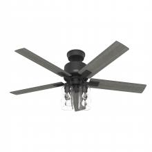  52311 - Hunter 52 inch Techne Wi-Fi HunterExpress Matte Black Ceiling Fan with LED LT Kit & Handheld Remote