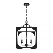  19285 - Hunter Highland Hill Rustic Iron 4 Light Pendant Ceiling Light Fixture