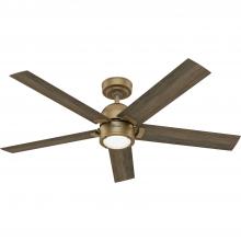  52849 - Hunter 52 inch Erling ENERGY STAR® Luxe Gold Ceiling Fan with LED Light Kit and Handheld Remote