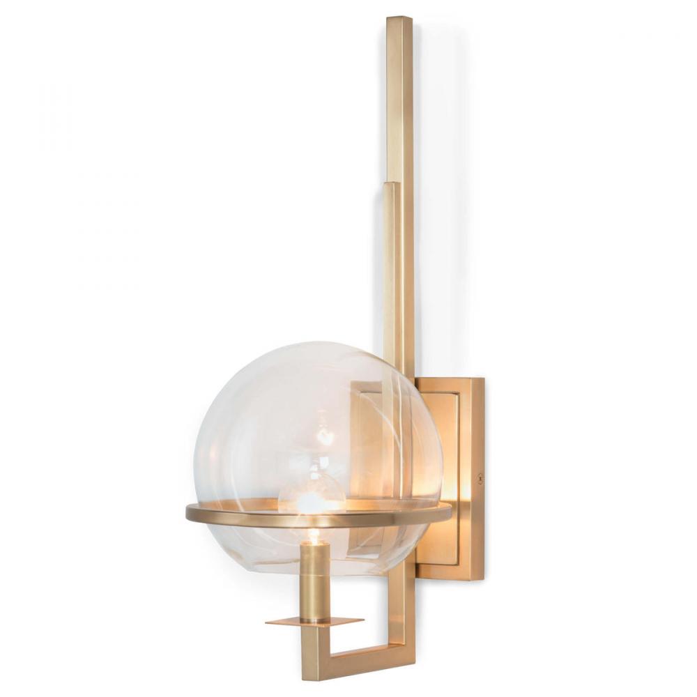 Saturn Sconce (Natural Brass)