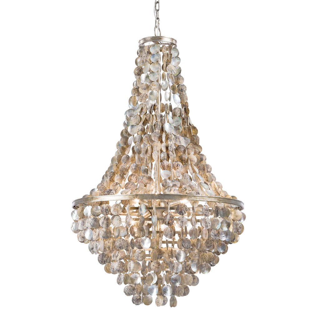 Regina Andrew Capri Abalone Shell Chandelier