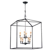  16-1132BI - Southern Living Cape Lantern (Blackened Iron)