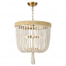  16-1222WT - Regina Andrew Milos Chandelier (White)