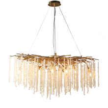  H22102-9 - Alpine Villages Spring Creek Chandelier