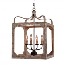  H7204S-4 - Nadia Small Chandelier w/o glass