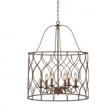  H9103R-6 - Tabby 6-light Round Chandelier