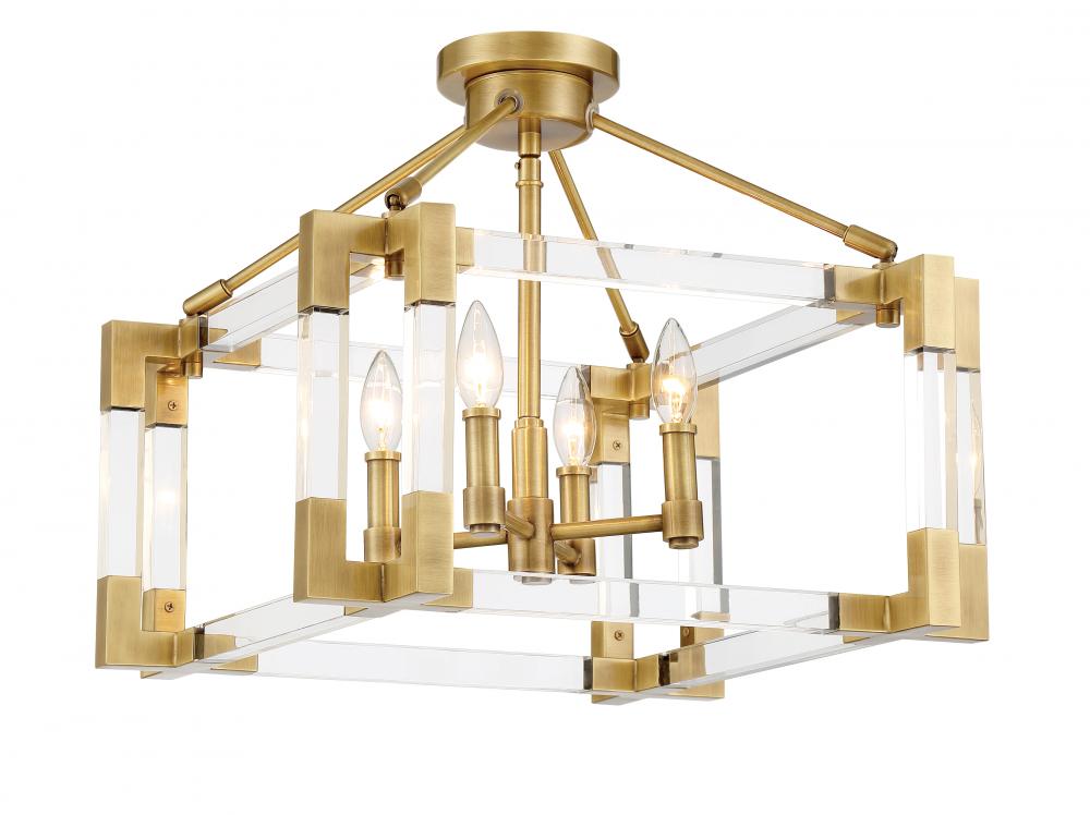 Prima Vista - 4 Light Semi Flush