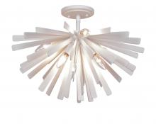  N1906-792 - Confluence - 6 Lights Semi Flush