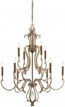  N6558-690 - Magnolia Manor - 10 Light Chandelier